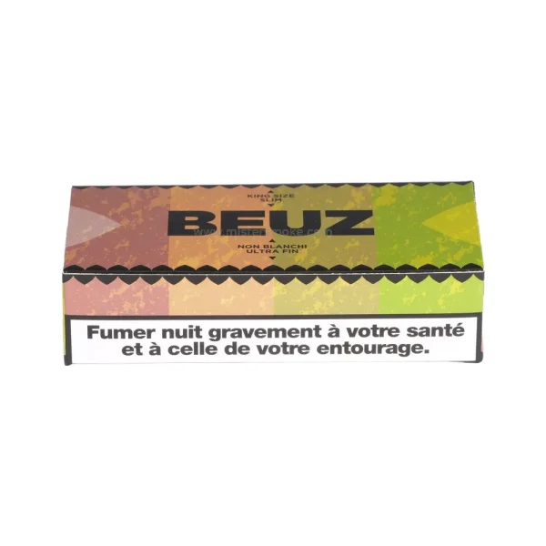 boite de 10 carnets de feuilles à rouler non blanchies BEUZ slim