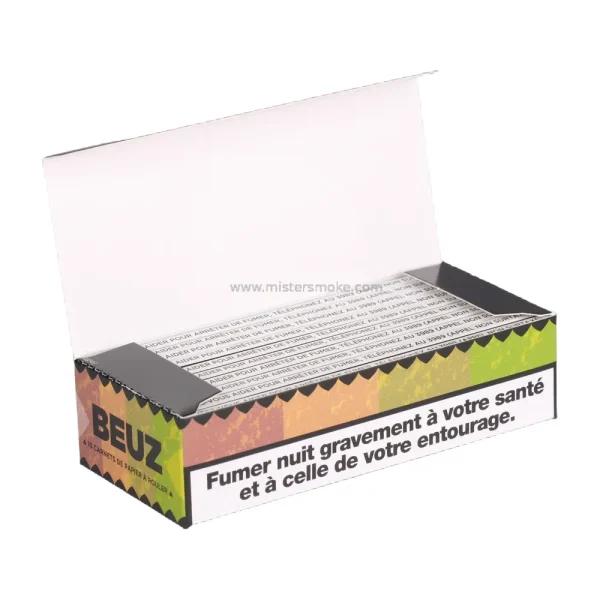 BEUZ SLIM Non blanchies, boite de 10 carnets