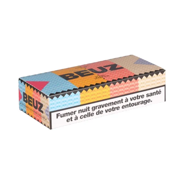 Boîte de 10 Carnets BEUZ KS Slim – Feuilles à rouler King Size