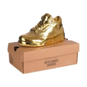 grinder original en forme de basket sneakers dorée