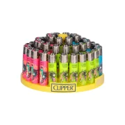 Clipper Maxi Animals Mix Panthère - Boite de 48 briquets