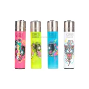 Clipper Maxi Animals Mix Panthère - lot de 4 briquets