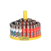 Clipper Maxi Animals Mix Papillon - Boite de 48 briquets