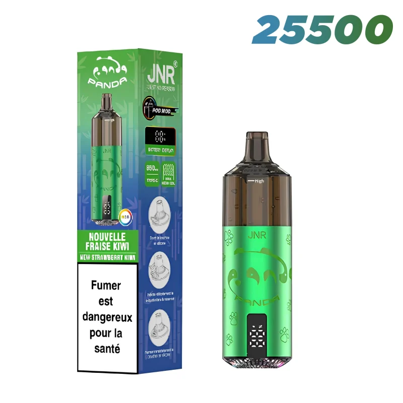 Puff JNR Nicotine 2% 25000 Panda - Fraise Kiwi