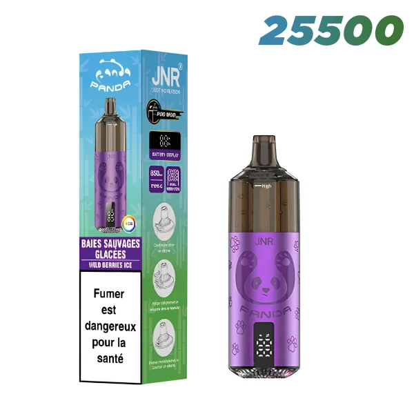 Puff JNR Panda 25000 Nicotine 2% – Baies sauvages glacées