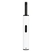 briquet allume gaz bbq rechargeable - coloris blanc