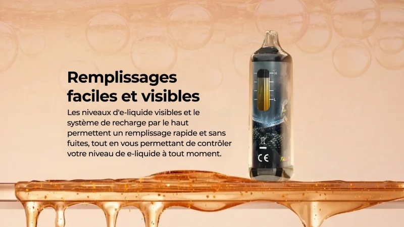 Puff JNR Falcon X+ : 28000 bouffées savoureuses et longue durée de vie.