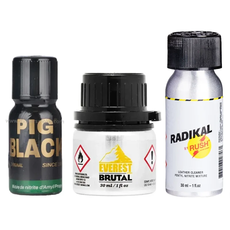 Le pack spécial Poppers pour faire la fête : sensations fortes garanties