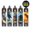 puff 18K en lot - Pack de 5 puffs rechargeables avec nicotine Tornado 18000.