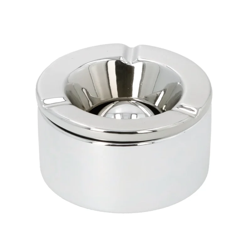 Cendrier céramique design avec couvercle anti-vent - Intérieur/Extérieur