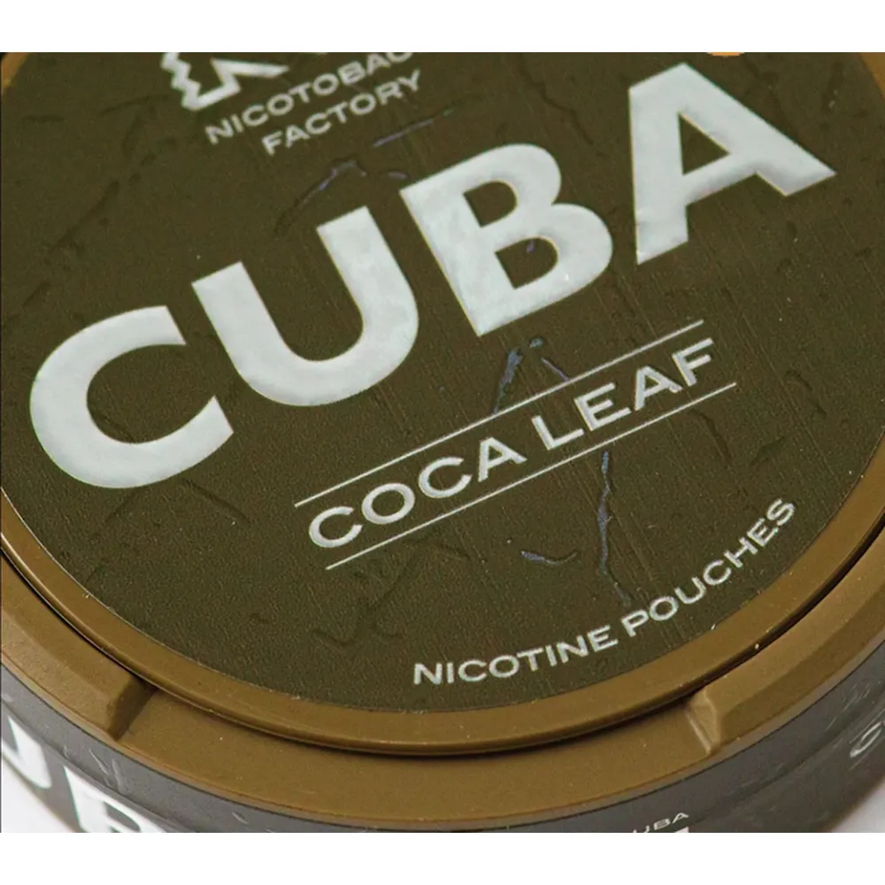 CUBA Coca Leaf - SNus extra fort en nicotine 77mg