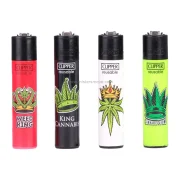 Clipper Large Canna King - Lot de 4 briquets
