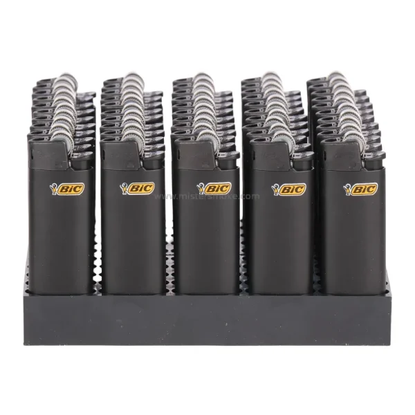 Lot de 50 briquets BIC pas cher - Modèle "All Black"