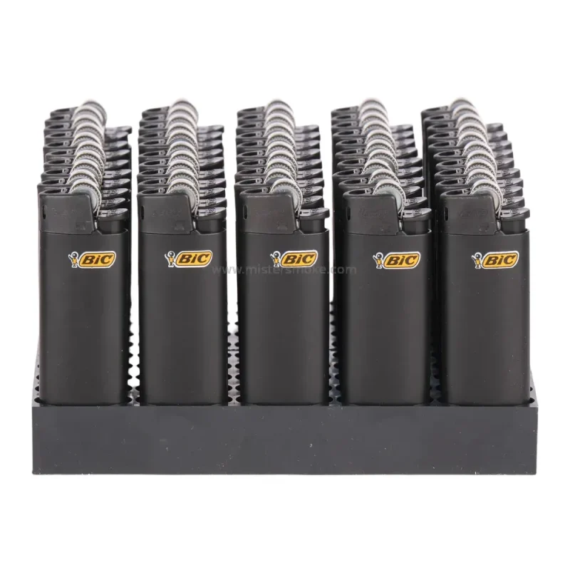 Lot de 50 briquets BIC pas cher - Modèle &quot;All Black&quot;