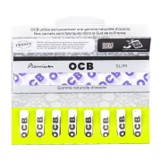 OCB Activtips - carnet 2 en 1 avec feuilles slim et filtres au charbon actif.