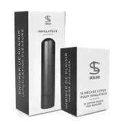 Pack inhalateur de poppers avec boite de 10 mèches de rechange.