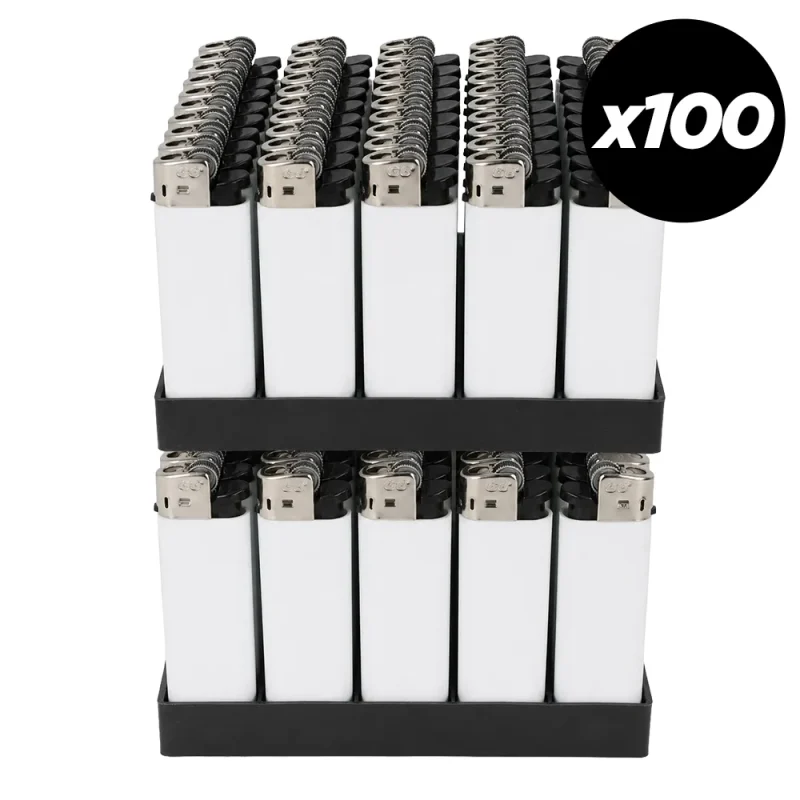 Lot de 100 briquets pas cher à personnaliser pour mariage, anniversaire...
