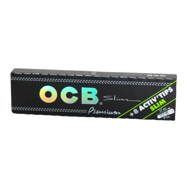 carnet ocb slim premium avec filtres charbon actif activ tips