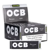OCB Slim Premium + Activ’Tips Slim – Boîte de 20 carnets tout-en-un