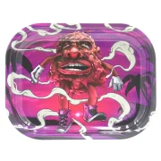 plateau fumeur pour rouler les joints - plateau à rouler format compact pratique 18x14 cm.