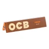carnet ocb slim virgin paper - papier à rouler les cigarettes non blanchi au chlore, naturel, sans additifs.
