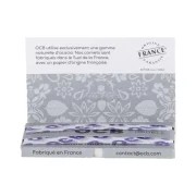 OCb utilise exclusivement une gomme naturelle d'acacia. Carnets feuilles à rouler fabriqués dans le sud de la France, avec un papier d'origine française.