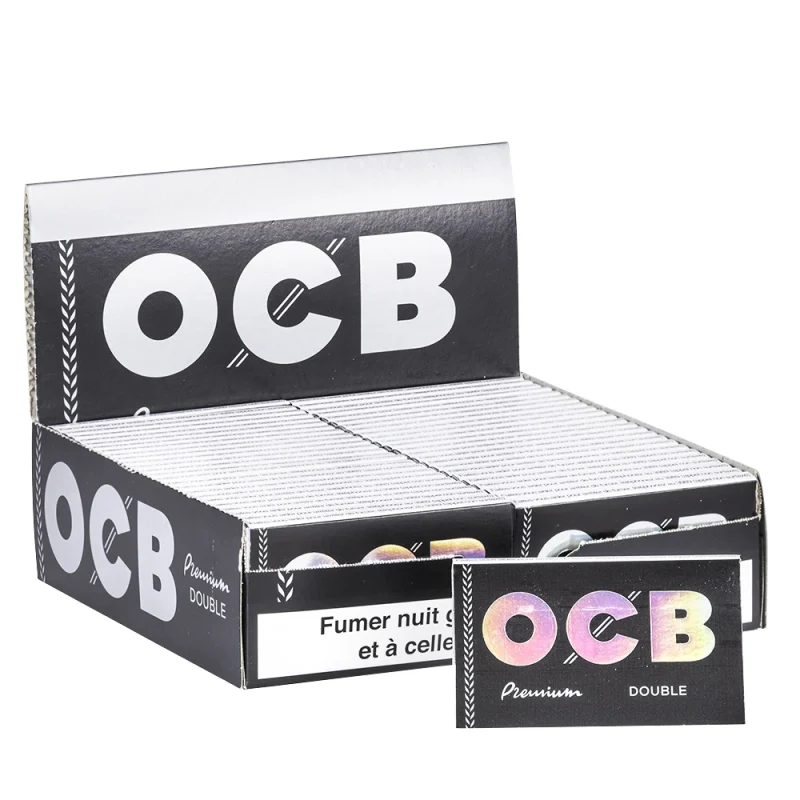 Boite de feuilles OCB noir Double Premium pas cher - livraison rapide 24h