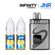 Puff Infinity X JNR Blueberry Pomegranate Ice : rechargeable et conçue pour durer