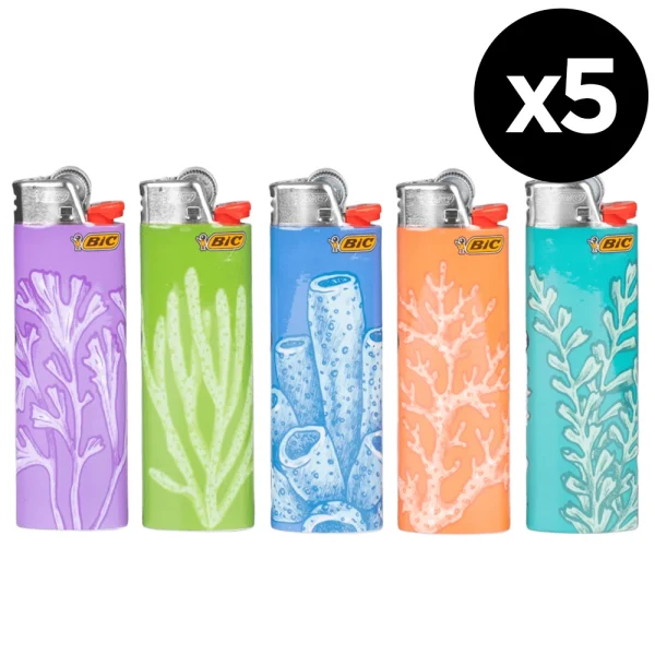 Briquets BIC Maxi - Sea Treasures - Lot de 5