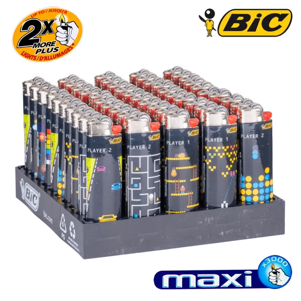 BIC mini - Gaming Addict - Boite de 50 briquets