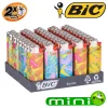 Briquet BIC mini - Leaves - Boîte de 50