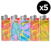 Briquet BIC mini - Leaves - Lot de 5