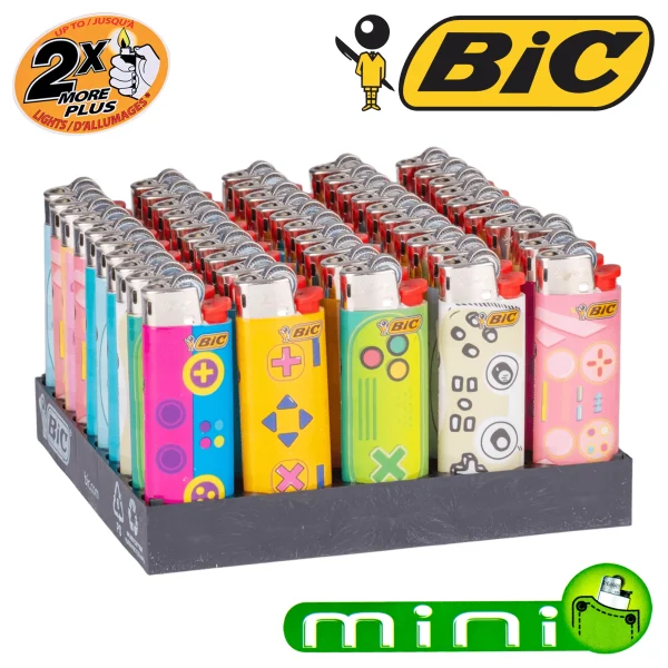 BIC mini - Control the game - Boite de 50 briquets