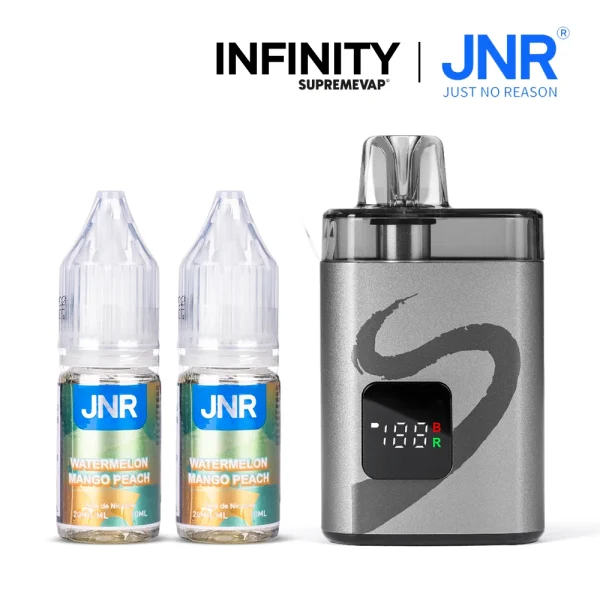 Puff Infinity X JNR - Goût Watermelon Mango Peach - 32K bouffées rechargeables