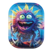 plateau fumeur design marrant original tête de beuh monstre