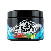 Chicha sans tabac, sans nicotine, saveur intense Pomme Anis - Marque Smoke Island - Pot 250g - Fabriqué en allemagne.