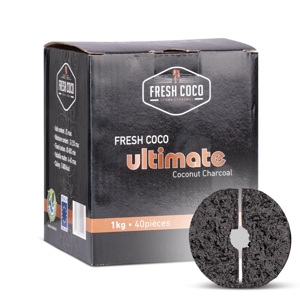 Fresh Coco Ultimate - Charbon naturel pour Quasar Raas