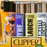 Clipper en lot - 10 briquets rechargeables décorés