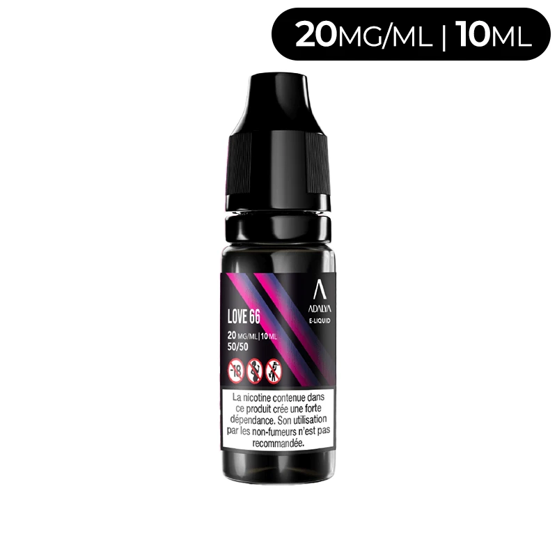 eliquide adalya lov66 10 ml avec nicotine