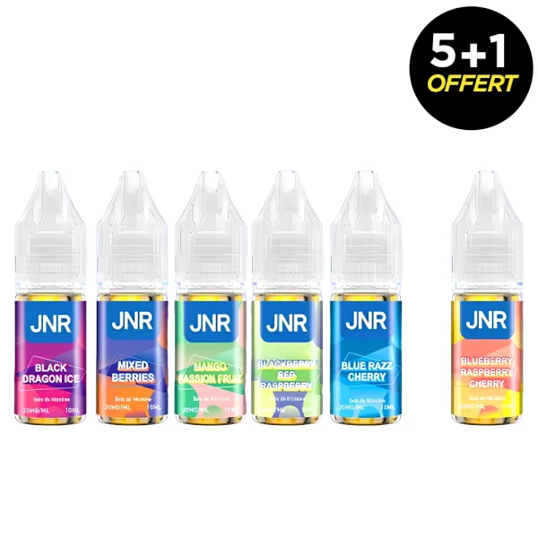 Pack économique E-liquide JNR - 5+1 OFFERT