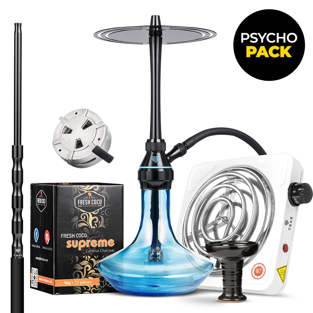 Votre chicha Tsar H-One Evolution dans un Pack et complet et prêt à l'emploi