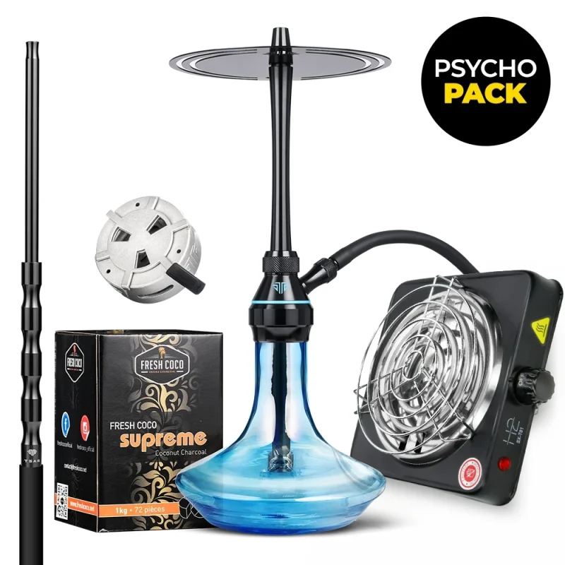 Votre chicha Tsar H-One Evolution dans un Pack et complet et prêt à l'emploi