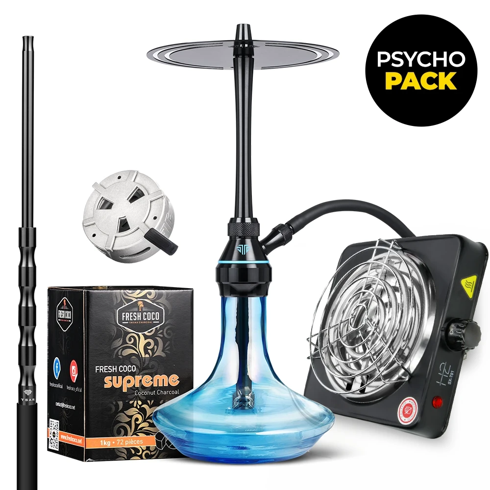 Votre chicha Tsar H-One Evolution dans un Pack et complet et prêt à l'emploi