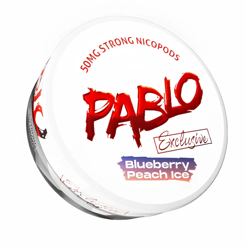 snus pablo blueberry peach ice - 50mg nicotine