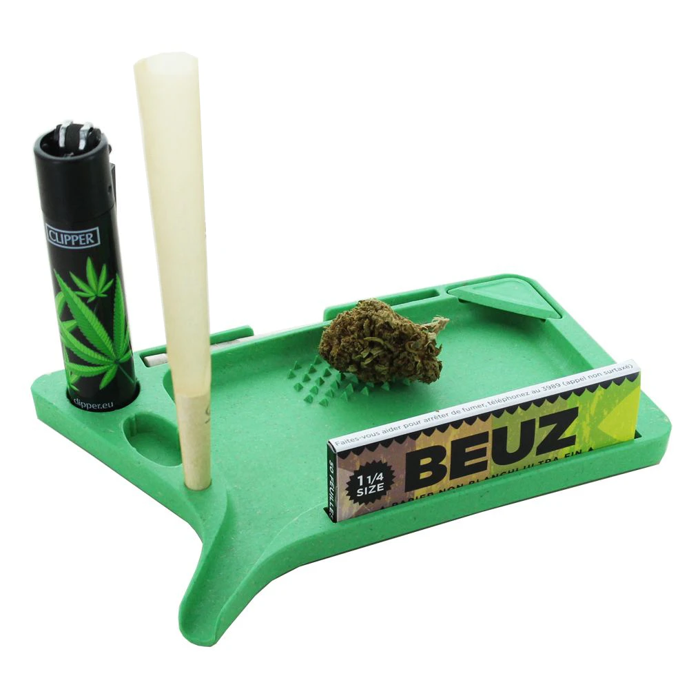 Plateau pour fumeur - plateau à rouler mini format, fabriqué à partir de chanvre ecologique