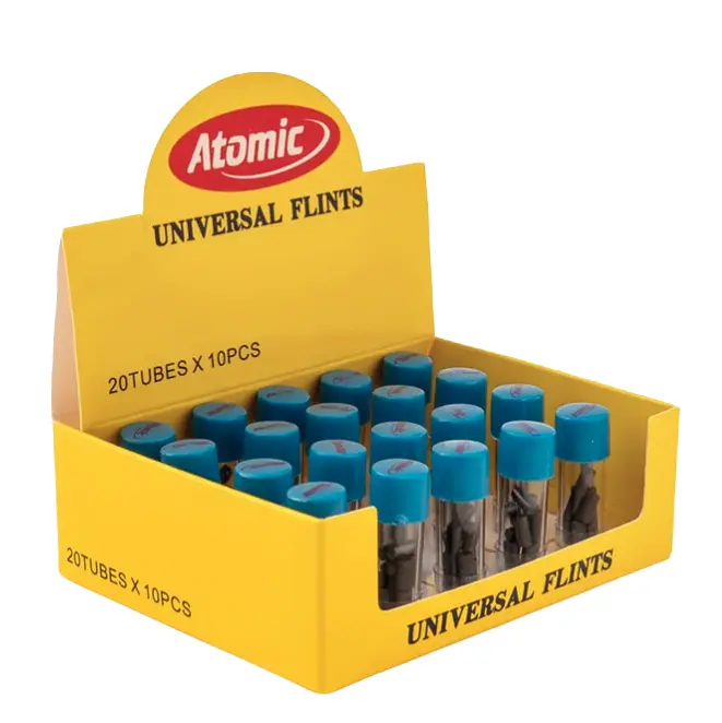 Pierre de rechange universelle pour briquet, simple à installer et durable.