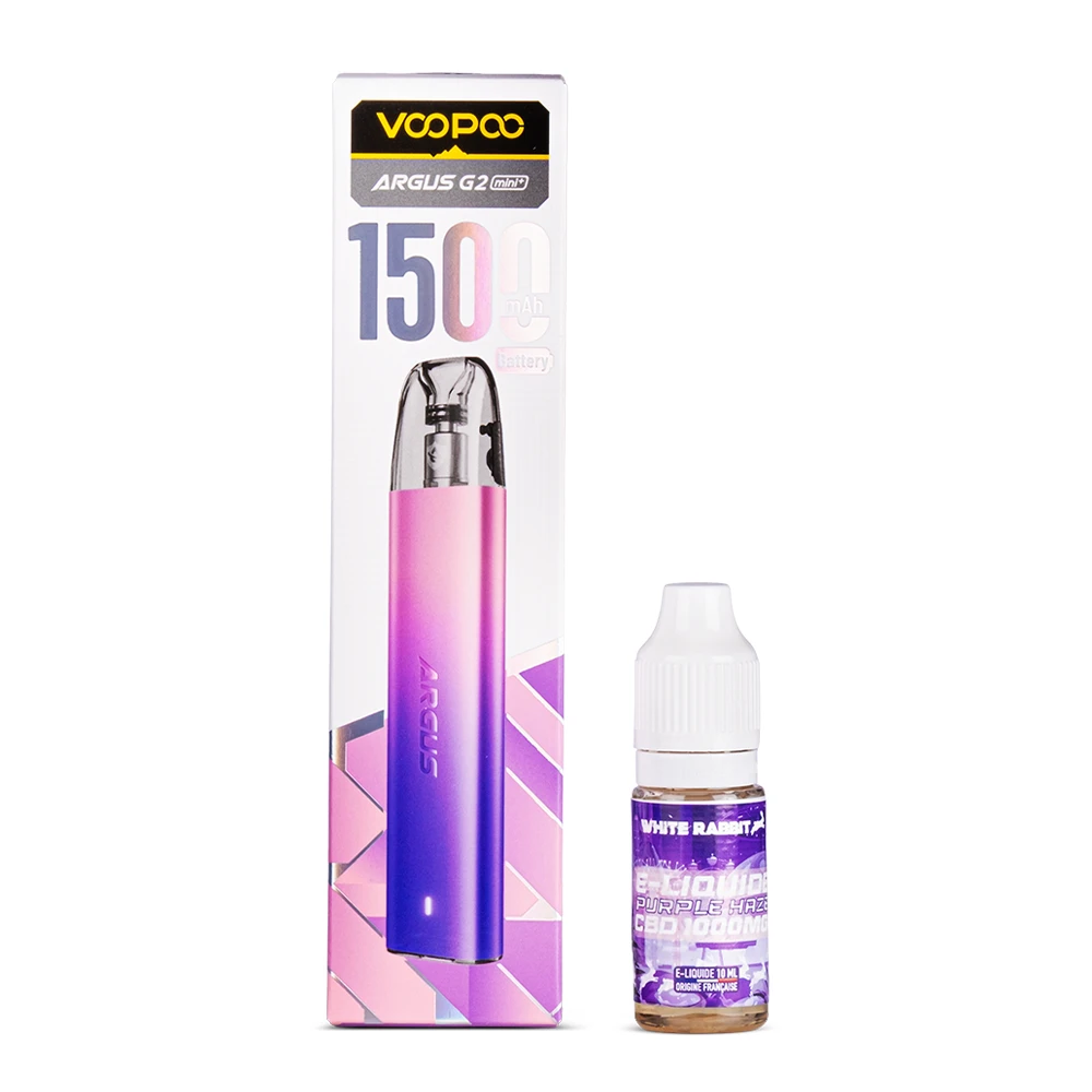 Puff CBD 1000 mg Voopoo x White Rabbit - Purple Haze