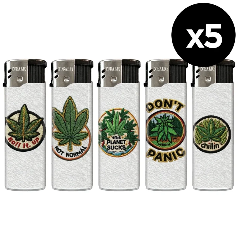 Briquets rechargeable en gaz avec allumage piézo électrique - Design original Canna