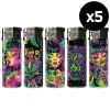 Lot de 5 Briquets électroniques rechargeables High on You Motiv