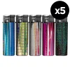Lot de 5 Briquets électroniques rechargeables Psychedelic